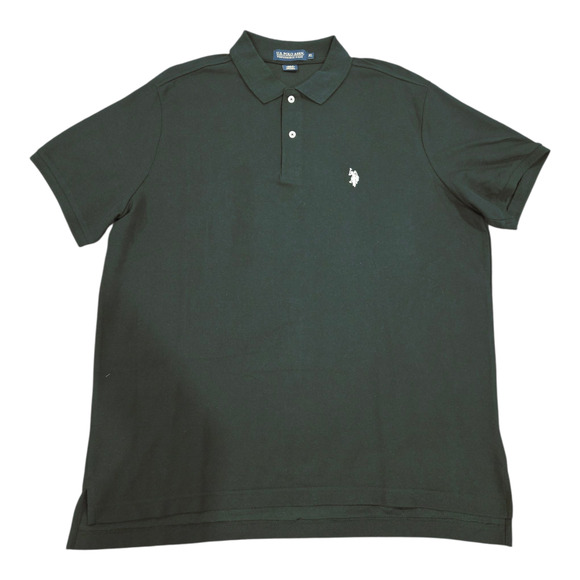 NWT  2 (Yellow & Black) US Assn. Men's Performance Pique Polo Shirts - Picture 5 of 6